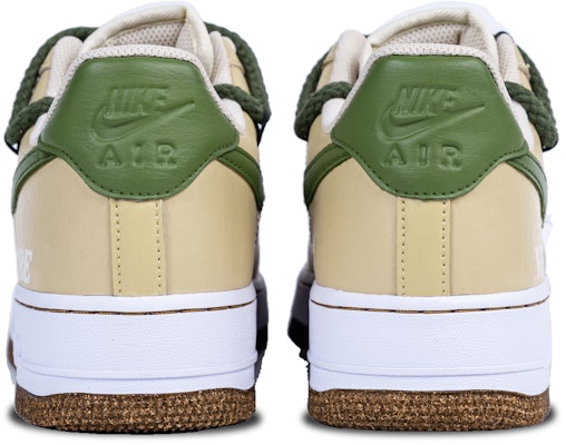 【訂製球鞋】Nike Air Force 1 Low 清甜甜瓜風氣色彩,復古低筒板鞋,男款米黃色。 Shop 【訂製球鞋】Nike Air Force 1 Low 清甜甜瓜風氣色彩,復古低筒板鞋,男款米黃色。