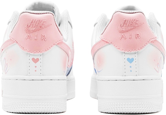 【定制球鞋】Nike Air Force 1 Low 空軍一號 甜蜜愛心 特殊鞋盒 休閒 低幫 板鞋 GS 藍粉 Shop 【定制球鞋】Nike Air Force 1 Low 空軍一號 甜蜜愛心 特殊鞋盒 休閒 低幫 板鞋 GS 藍粉
