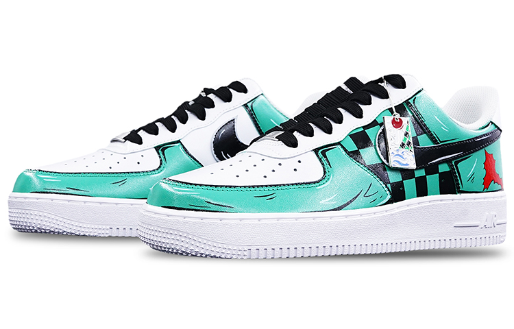 Lookbook [Custom Shoes] Nike Air Force 1 Low 'Tanjiro Kamado - Demon Slayer: Mugen Train'