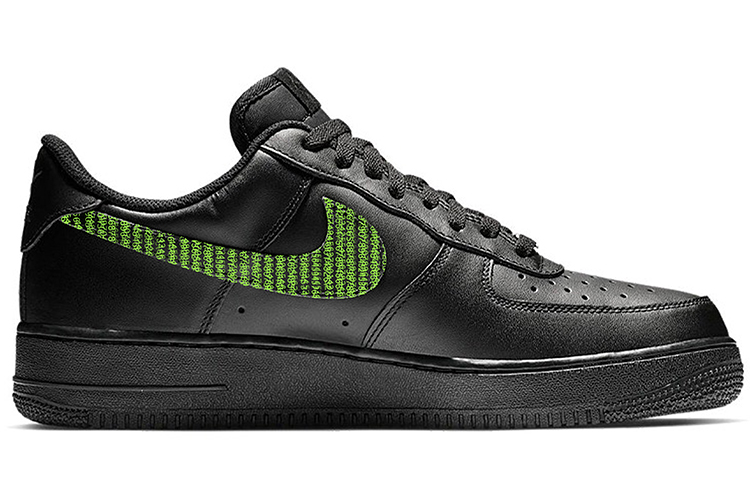 Order [Kasur Tersuai] Nike Air Force 1 Low 'The Matrix Spray' 315122-001(TeamE-男款电影主题黑客帝国黑绿)