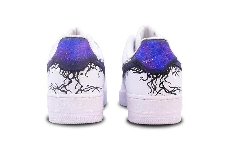 Purchase 나이키 에어포스 1 로우 '블랙홀 갤럭시 커스텀' CW2288-111(Team-Four荆棘黑洞白QD)