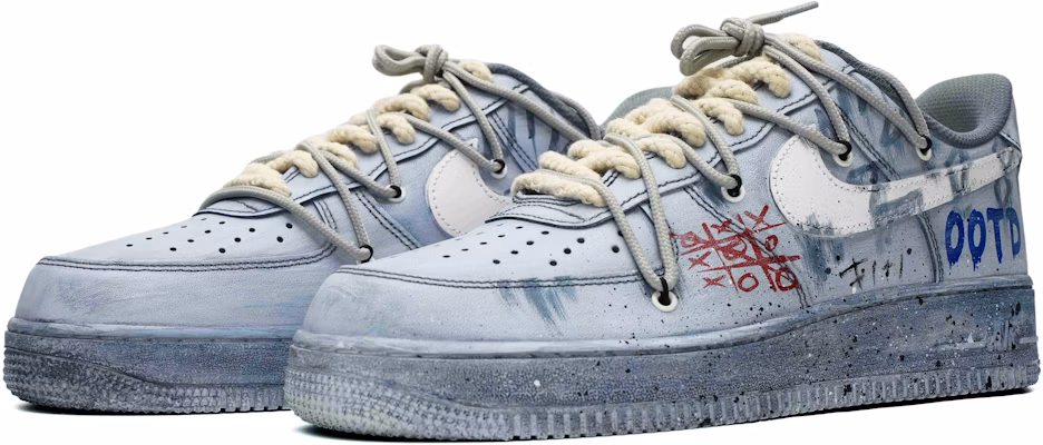 Nike Air Force 1 Personalizadas Tic-Tac-Toe Gris CW2288-111(Team35-男款浸染水泥墙涂鸦) Lookbook Nike Air Force 1 Personalizadas Tic-Tac-Toe Gris CW2288-111(Team35-男款浸染水泥墙涂鸦)