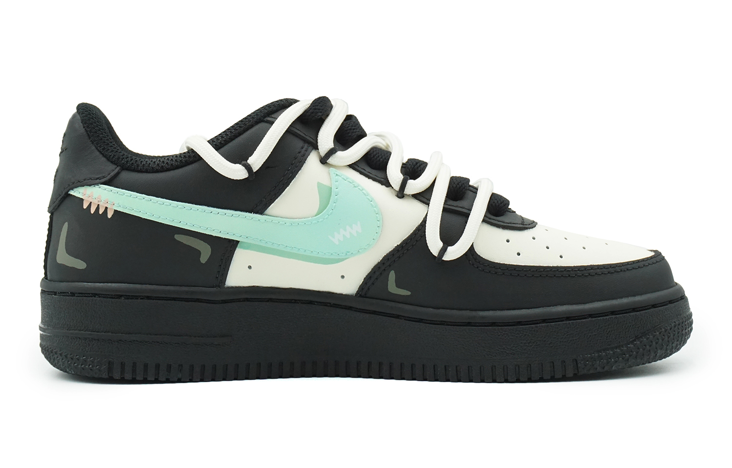 [Custom Shoes] Nike Air Force 1 Low 'Tiffany Hip-Hop Alert' 圖 2