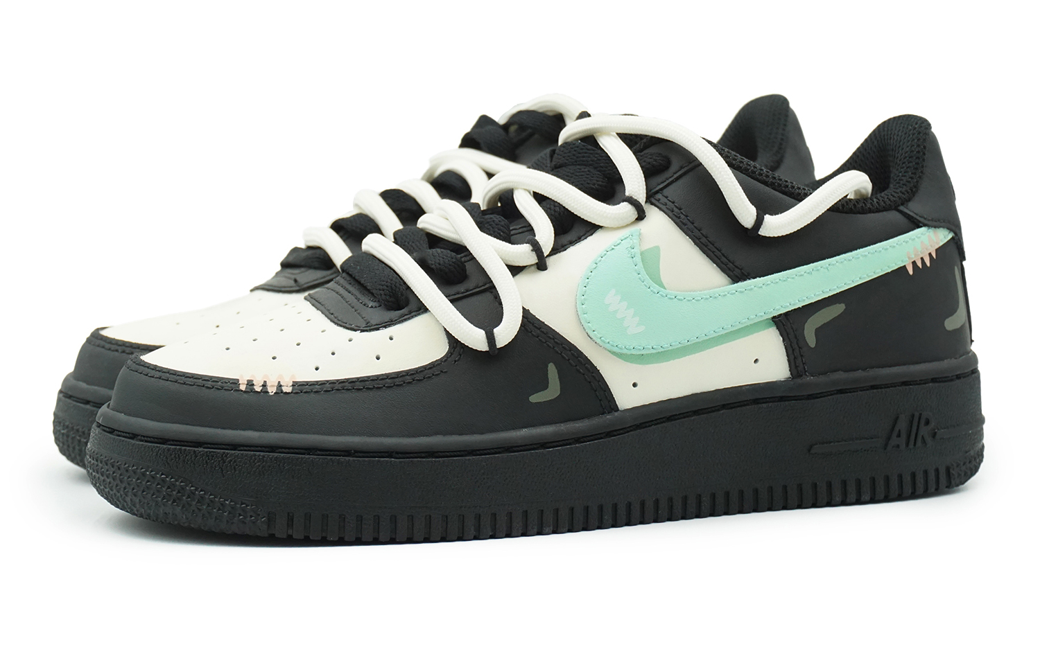 [Custom Shoes] Nike Air Force 1 Low 'Tiffany Hip-Hop Alert' 圖 3