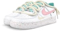 Lookbook Zapatillas Nike Air Force 1 Low 'Triple Swoosh Deconstruido - Blanco Rosa' FD4626-181(Team叁-女3钩三色杯)