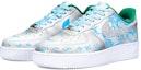 Lookbook 【訂製球鞋】 Nike Air Force 1 Low Tyrande 暗夜精靈 夜光 貼皮 珠光 低筒 板鞋 男款 白灰藍綠