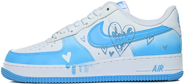 custom-shoes-nike-air-force-1-low-university-blue-heart