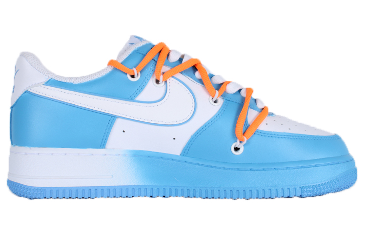 Lookbook [Kasut Kustom] Nike Air Force 1 Low 'University Blue - Beban CPU' DV0788-101(Team10-CPU过载中)