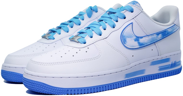 나이키 에어포스 1 로우 '유니버시티 블루' (커스텀) DV0788-101(Team48-向云端) Lookbook 나이키 에어포스 1 로우 '유니버시티 블루' (커스텀) DV0788-101(Team48-向云端)