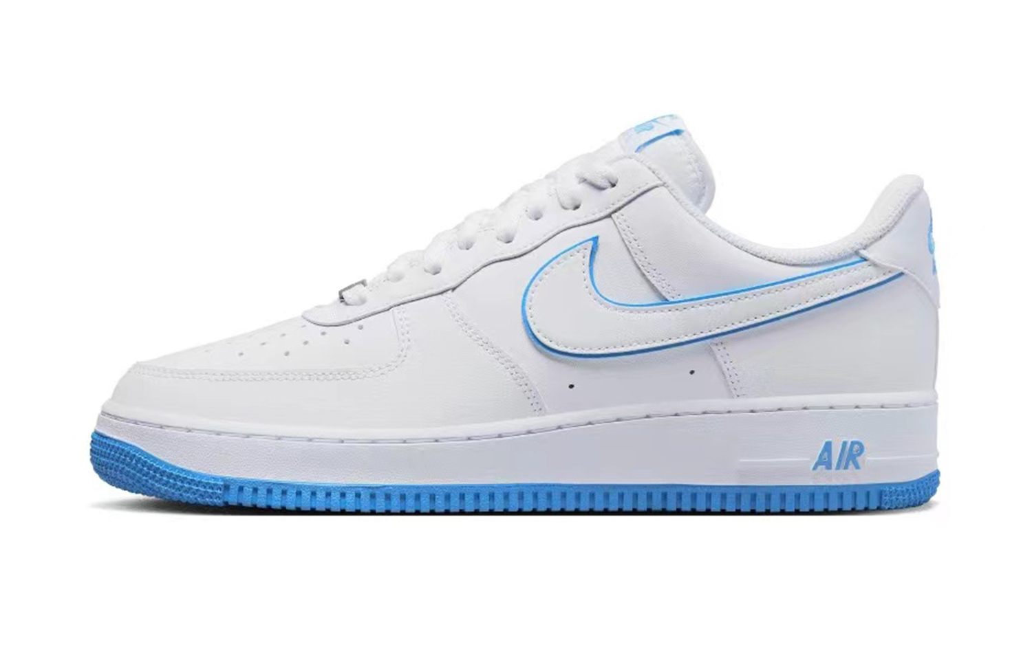 Details for 나이키 에어포스 1 로우 '유니버시티 블루' (커스텀) DV0788-101(Team48-向云端)