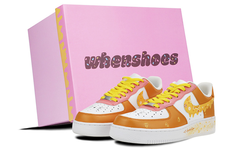 [Custom Shoes] Nike Air Force 1 Low 'Valentine's Day Cheese'