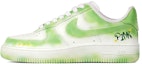 Buy 【定制球鞋】Nike Air Force 1 Low 07 低筒推薦 情人節禮物 塗鴉 噴繪 清新 低筒 板鞋 男款 白綠