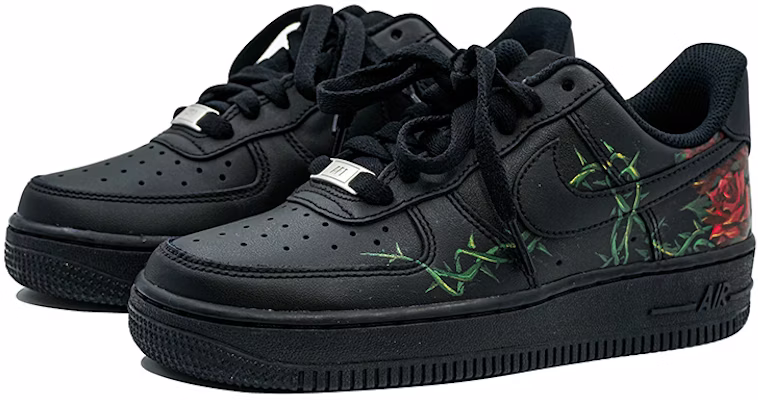 ナイキ エアフォース1 'バレンタインローズ' (カスタム) CW2288-001(Team陆-荆棘玫瑰手绘情人节) Lookbook ナイキ エアフォース1 'バレンタインローズ' (カスタム) CW2288-001(Team陆-荆棘玫瑰手绘情人节)