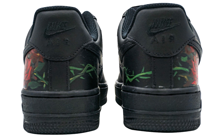 Shop Zapatillas Nike Air Force 1 Low 'Rosa con Espinas Día de San Valentín' CW2288-001(Team陆-荆棘玫瑰手绘情人节)