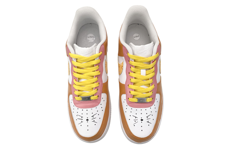 Shop Zapatillas Nike Air Force 1 Low 'Graffiti Queso Día de San Valentín' CW2288-111(Team叁-男款520奶酪芝士)