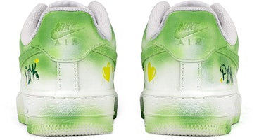 【カスタムシューズ】 ナイキ エアフォース 1 ロー 'バレンタインデー グラフィティ ホワイト-グリーン' CW2288-111(Team拾柒-男款低帮喷绘板鞋白绿) Shop 【カスタムシューズ】 ナイキ エアフォース 1 ロー 'バレンタインデー グラフィティ ホワイト-グリーン' CW2288-111(Team拾柒-男款低帮喷绘板鞋白绿)