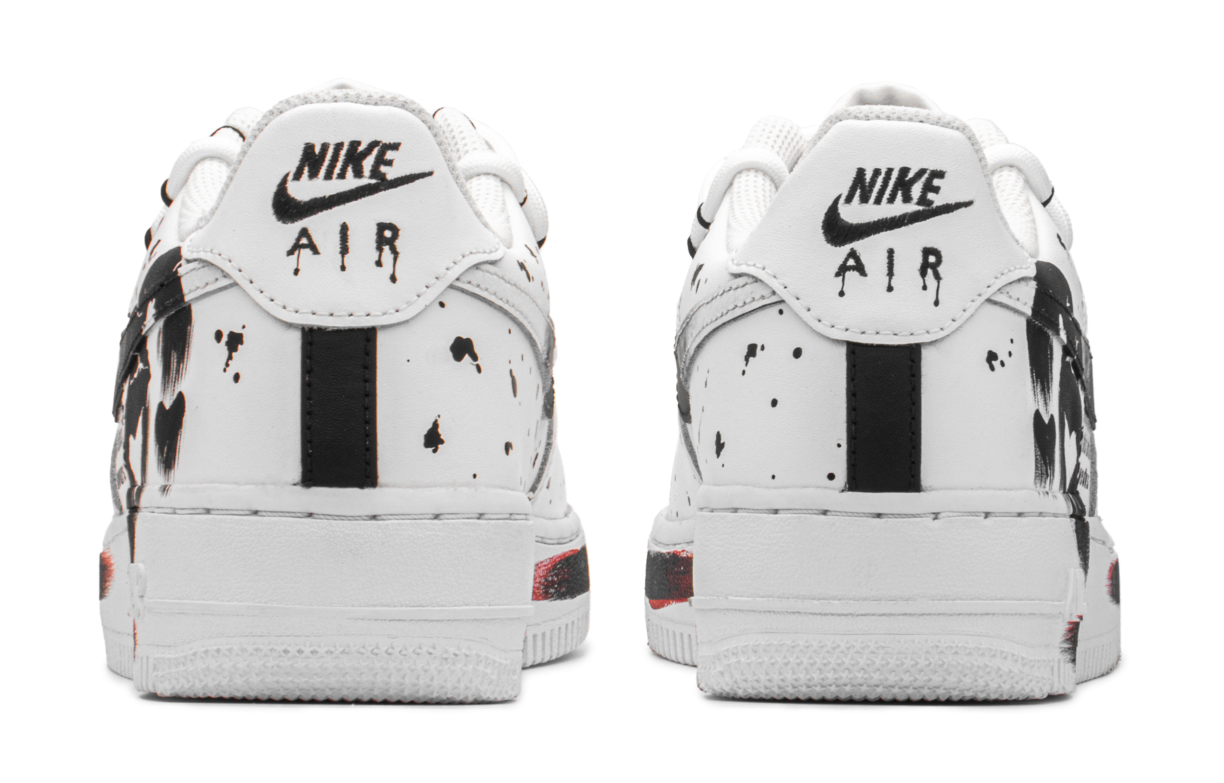 Shop [Kasut Custom] Nike Air Force 1 Low 'Karya Cinta Graffiti Skull Kotak Khas' DH2920-111(TeamA-AF黑白骷髅女S-BOX)