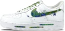 Buy 【定制球鞋】Nike Air Force 1 Low 07 空軍一號 梵高 鳶尾花 藝術 油畫 塗鴉 低幫 板鞋 男款 白藍綠