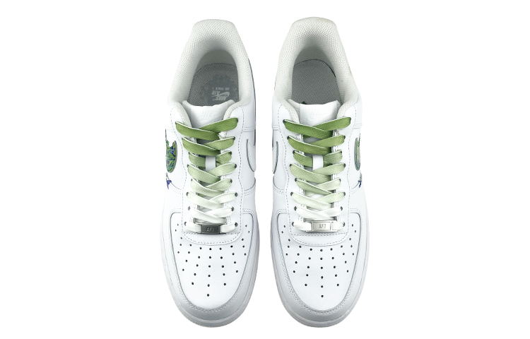 Shop [Zapatillas Personalizadas] Nike Air Force 1 Low 'Van Gogh Irises' CW2288-111(Team叁-男款鸢尾花白蓝绿)