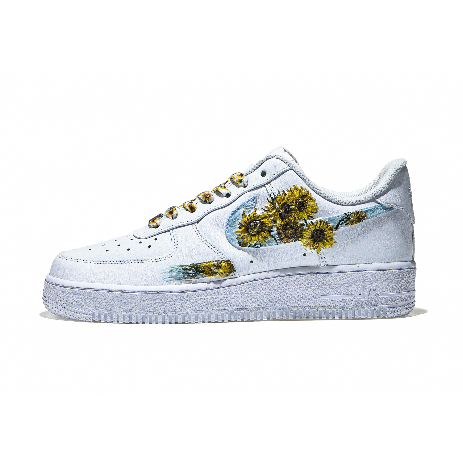 [Custom Shoes] Nike Air Force 1 Low 'Van Gogh Sunflowers'