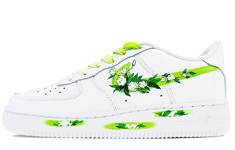 [Custom Shoes] Nike Air Force 1 Low 'Van Gogh White Rose'