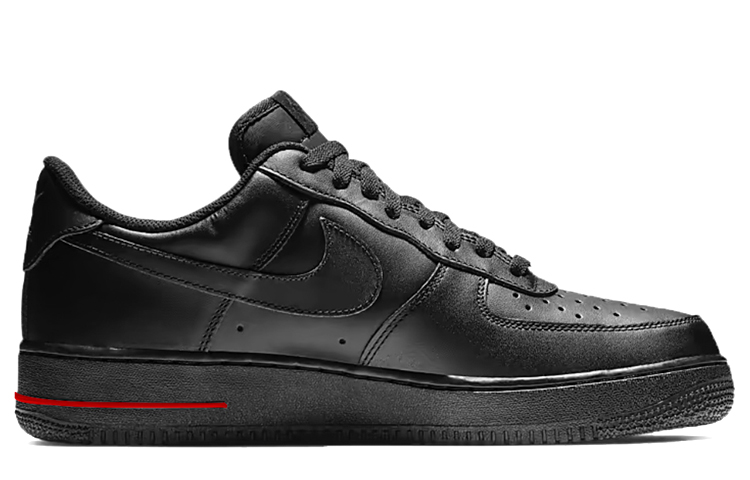 Order [Nike Kasut Tersuai] Air Force 1 Low 'Venom Bloodfang 2.0 Hitam Merah' 315122-001-(TeamY-男款血牙2.0)