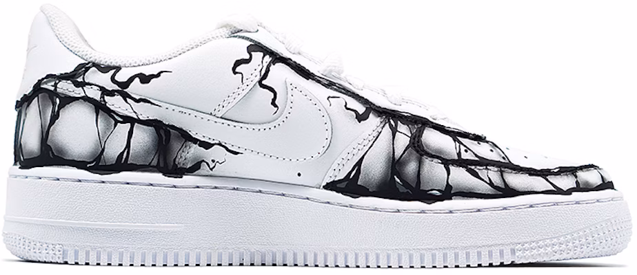【カスタムシューズ】ナイキ エア フォース 1 ロー 'ヴェノム ディストレスト' CW2288-111(TeamR-男款喷涂手绘毒液) Order 【カスタムシューズ】ナイキ エア フォース 1 ロー 'ヴェノム ディストレスト' CW2288-111(TeamR-男款喷涂手绘毒液)