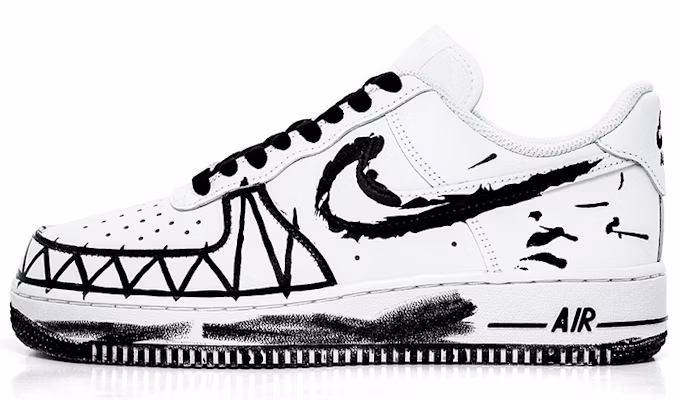 カスタム Nike Air Force 1 Low "ヴェノム" (黒白) CW2288-111(Team肆-空军反毒液) Buy カスタム Nike Air Force 1 Low "ヴェノム" (黒白) CW2288-111(Team肆-空军反毒液)