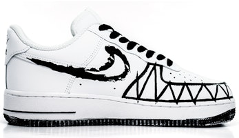 カスタム Nike Air Force 1 Low "ヴェノム" (黒白) CW2288-111(Team肆-空军反毒液) Order カスタム Nike Air Force 1 Low "ヴェノム" (黒白) CW2288-111(Team肆-空军反毒液)
