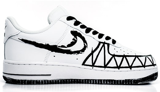 カスタム Nike Air Force 1 Low "ヴェノム" (黒白) CW2288-111(Team肆-空军反毒液) Order カスタム Nike Air Force 1 Low "ヴェノム" (黒白) CW2288-111(Team肆-空军反毒液)