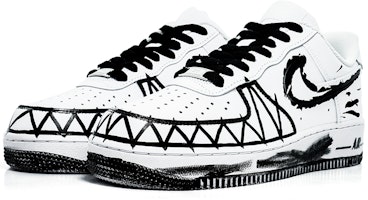 カスタム Nike Air Force 1 Low "ヴェノム" (黒白) CW2288-111(Team肆-空军反毒液) Lookbook カスタム Nike Air Force 1 Low "ヴェノム" (黒白) CW2288-111(Team肆-空军反毒液)