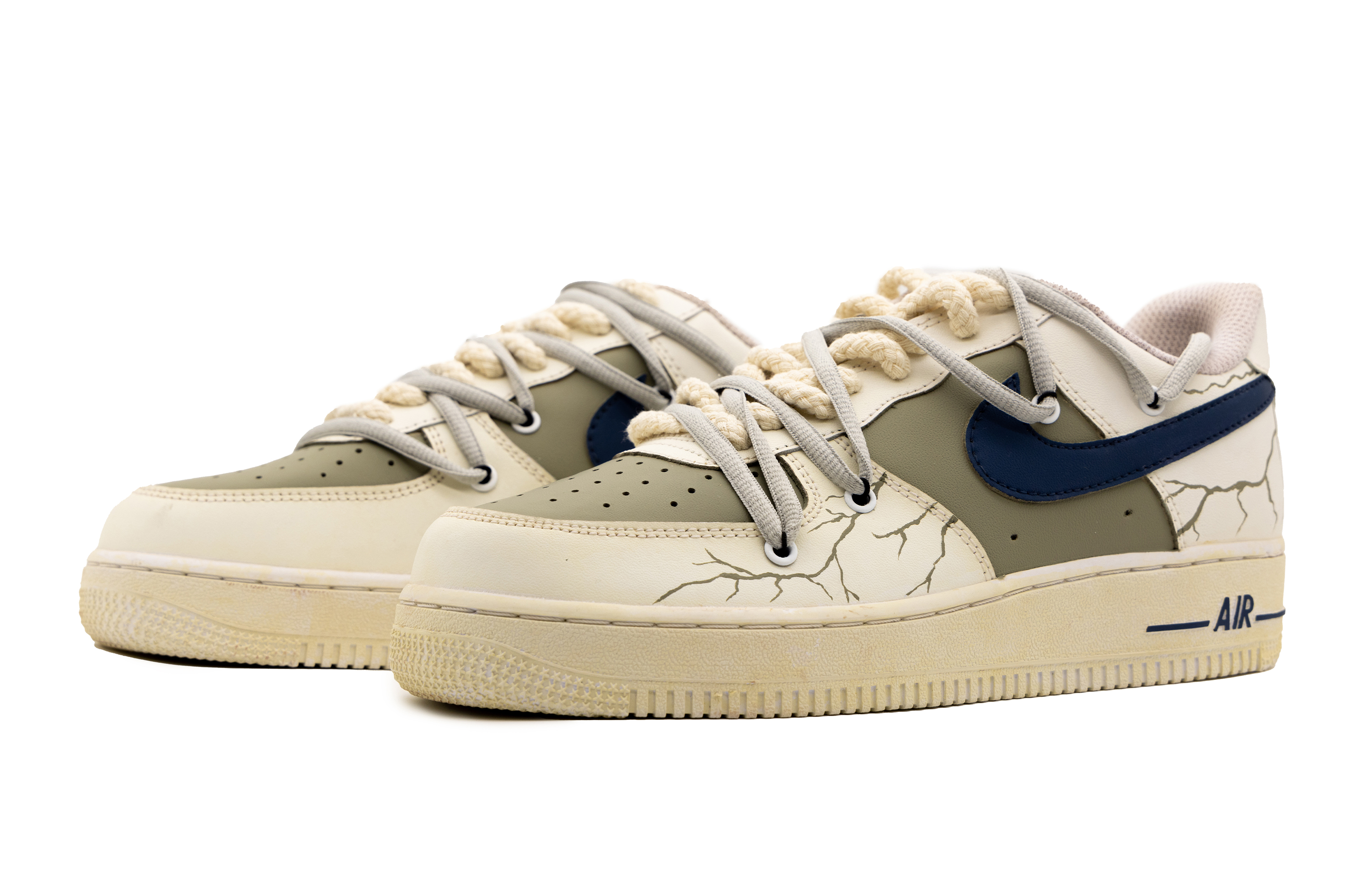 Lookbook 【カスタムシューズ】ナイキ エアフォース1 ロー「ヴィンテージキャニオンコーヒー」 CW2288-111(Team51-男款大裂谷)