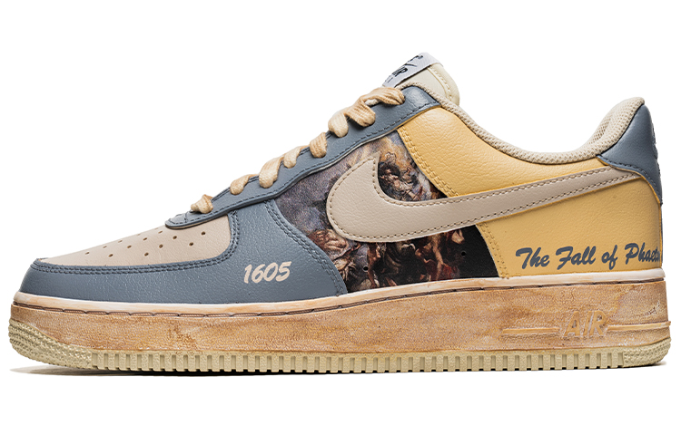 [Custom Shoes] Nike Air Force 1 Low 'Vintage Oil Painting - Armarong's Battle'