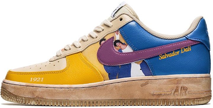 custom-shoes-nike-air-force-1-low-vintage-oil-painting-white-yellow-dz-2771-121-team-b