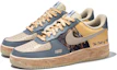 Lookbook 【定制球鞋】 Nike Air Force 1 Low 07 野鶴制造 空軍一號 復古油畫風主題 阿瑪戎之戰 做舊 禮盒 低幫 板鞋 男女同款 米藍黃