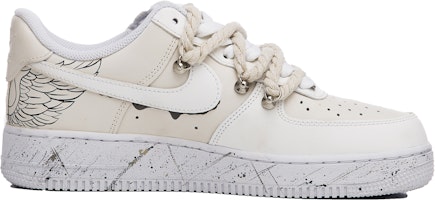 【客製化球鞋】Nike Air Force 1 Low 美式復古街頭低筒板鞋 男款 米白 Order 【客製化球鞋】Nike Air Force 1 Low 美式復古街頭低筒板鞋 男款 米白
