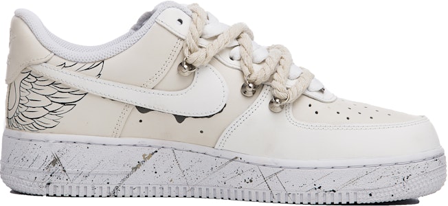 【客製化球鞋】Nike Air Force 1 Low 美式復古街頭低筒板鞋 男款 米白 Order 【客製化球鞋】Nike Air Force 1 Low 美式復古街頭低筒板鞋 男款 米白