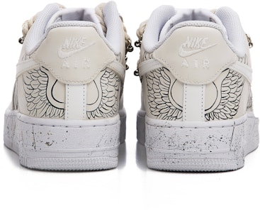 【客製化球鞋】Nike Air Force 1 Low 美式復古街頭低筒板鞋 男款 米白 Shop 【客製化球鞋】Nike Air Force 1 Low 美式復古街頭低筒板鞋 男款 米白