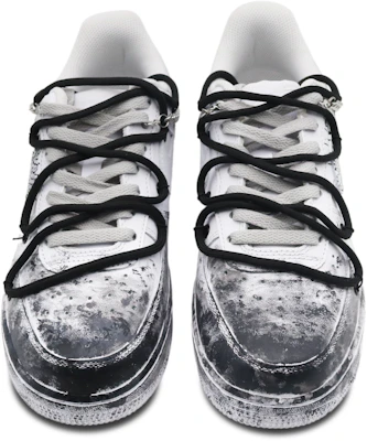 【定制球鞋】Nike Air Force 1 Low 空軍一號 虛實主義 太陽圖騰 解構 潑墨暈染 低幫 板鞋 男款 灰白 Shop 【定制球鞋】Nike Air Force 1 Low 空軍一號 虛實主義 太陽圖騰 解構 潑墨暈染 低幫 板鞋 男款 灰白