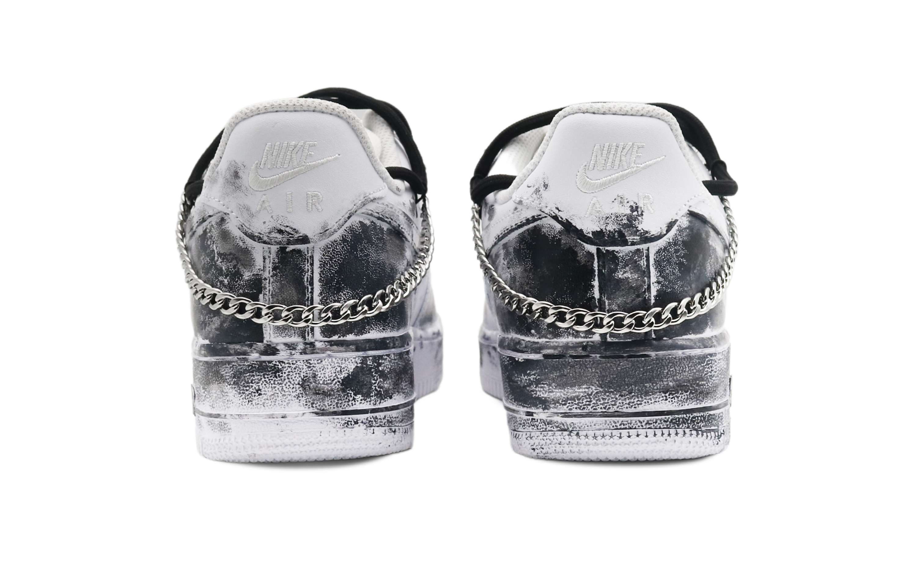 Purchase Nike AF1 ロー "バーチャルリアリズム ソーラートーテム" (カスタム) CW2288-111(Team8-男款虚实主义灰白)