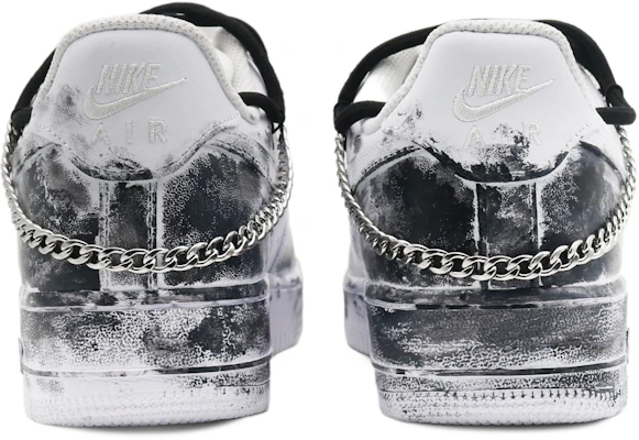 【定制球鞋】Nike Air Force 1 Low 空軍一號 虛實主義 太陽圖騰 解構 潑墨暈染 低幫 板鞋 男款 灰白 Purchase 【定制球鞋】Nike Air Force 1 Low 空軍一號 虛實主義 太陽圖騰 解構 潑墨暈染 低幫 板鞋 男款 灰白