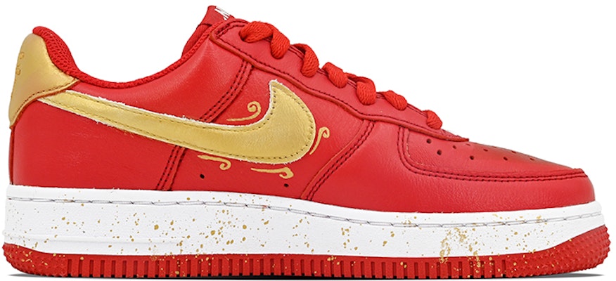 【訂製球鞋】Nike Air Force 1 Low 婚慶主題 喜結良緣 禮品袋 婚鞋 祥雲 低筒 板鞋 男女同款 紅金 Lookbook 【訂製球鞋】Nike Air Force 1 Low 婚慶主題 喜結良緣 禮品袋 婚鞋 祥雲 低筒 板鞋 男女同款 紅金