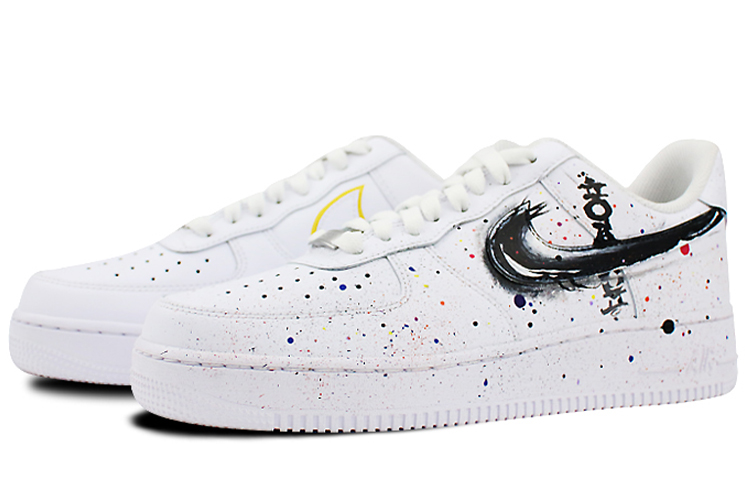Lookbook Zapatillas Nike Air Force 1 Low 'West Lake Splatter Gradient' Custom CW2288-111(Team叁-男款喷绘手绘泼墨三潭印月)