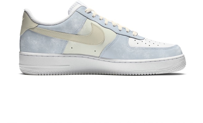 【訂製球鞋】Nike Air Force 1 Low 07風吹麥浪 簡約 塗鴉 復古 油畫 低筒 板鞋 男款 米藍 Order 【訂製球鞋】Nike Air Force 1 Low 07風吹麥浪 簡約 塗鴉 復古 油畫 低筒 板鞋 男款 米藍