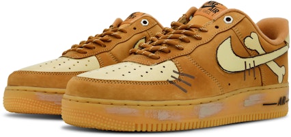 【定製球鞋】Nike Air Force 1 Low 卡拉卡 可愛 防滑耐磨 低筒 板鞋 男女款 小麥色 Shop 【定製球鞋】Nike Air Force 1 Low 卡拉卡 可愛 防滑耐磨 低筒 板鞋 男女款 小麥色