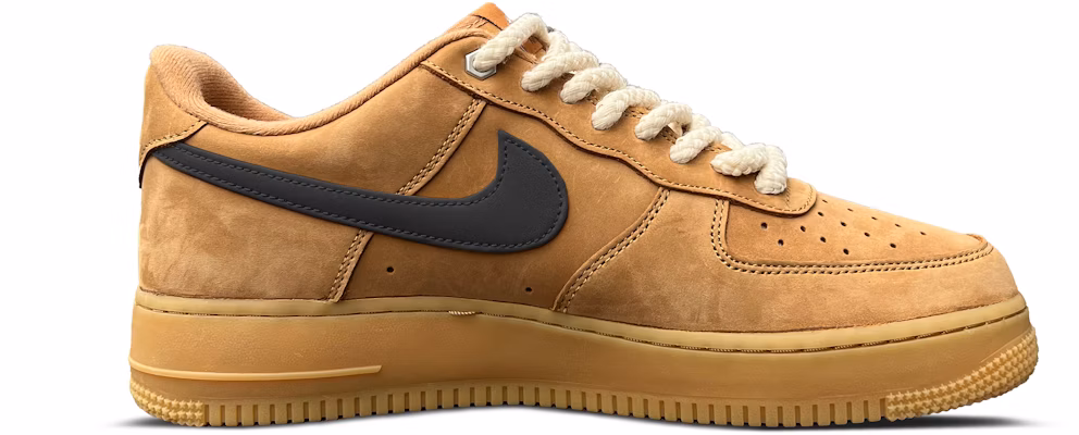 Custom wheat air force 1 clearance