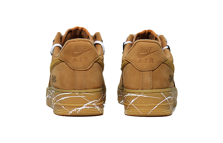 [Custom Shoes] Nike Air Force 1 Low 'Wheat Splash' 圖 6