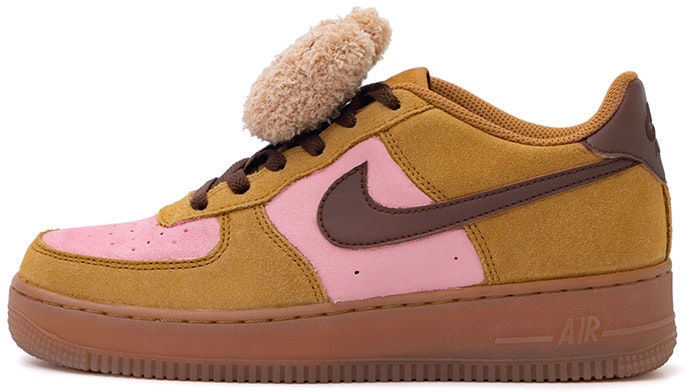 custom-shoes-nike-air-force-1-low-wheat-teddy-love-pink