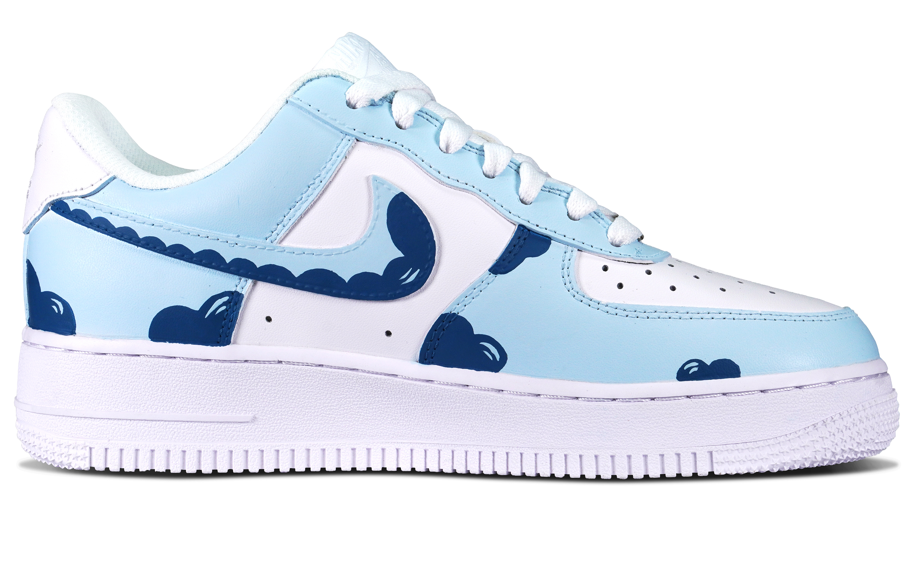 Order [定制鞋款] 耐克空军1代低帮 '白蓝爱好者' CW2288-111(Team84-奶蓝恋人男款)