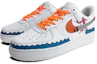 Lookbook 【客製化球鞋】 Nike Air Force 1 Low 空軍一號 是在玩鞋 禮盒 波普踏浪 低筒 板鞋 男款 白藍